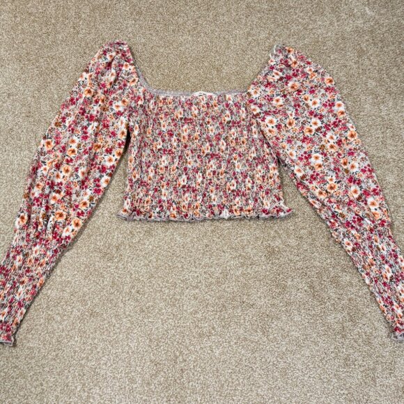 Bundle Lot Womens Medium Ruched Long Sleeved Shirts Crop Tops NWT Japna & Mi Ami - Picture 8 of 9